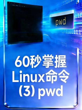 60秒掌握Linux命令(3)pwd
#pwd#linux#shell