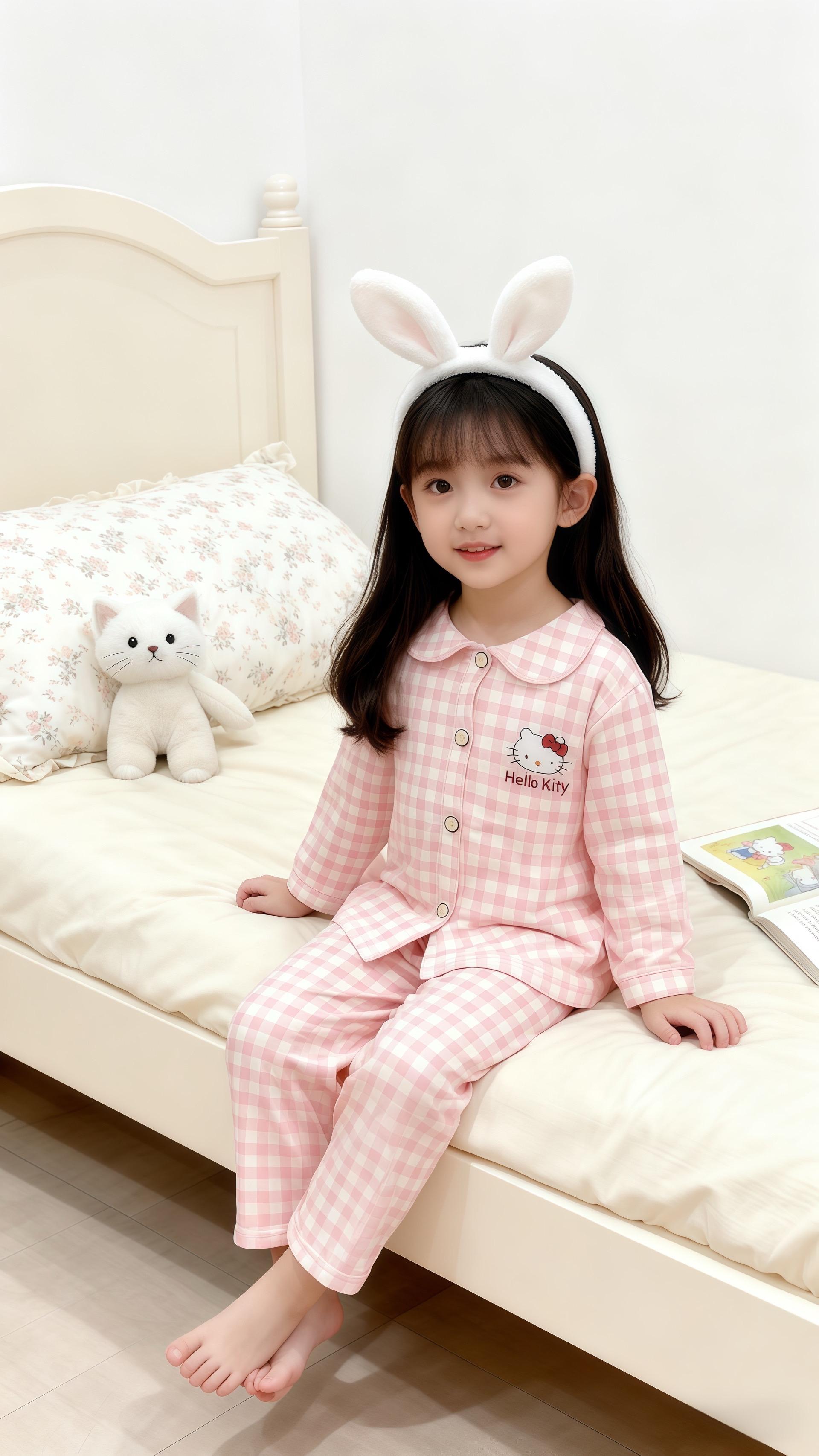 娃娃领儿童家居服。#秋冬都市硬核穿搭 #儿童家居服 #儿童睡衣 #儿童睡衣套装推荐 #宝妈推荐 @抖加🔥上热门🔥dou+🔥热点宝