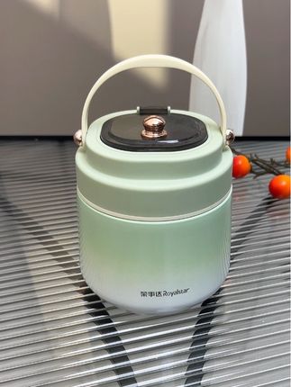 荣事达送餐具保温袋,保温保鲜12小时,盖子能当做饭碗,不撒汤不漏水送餐具保温袋#保温桶 #带饭上班 #保温饭盒