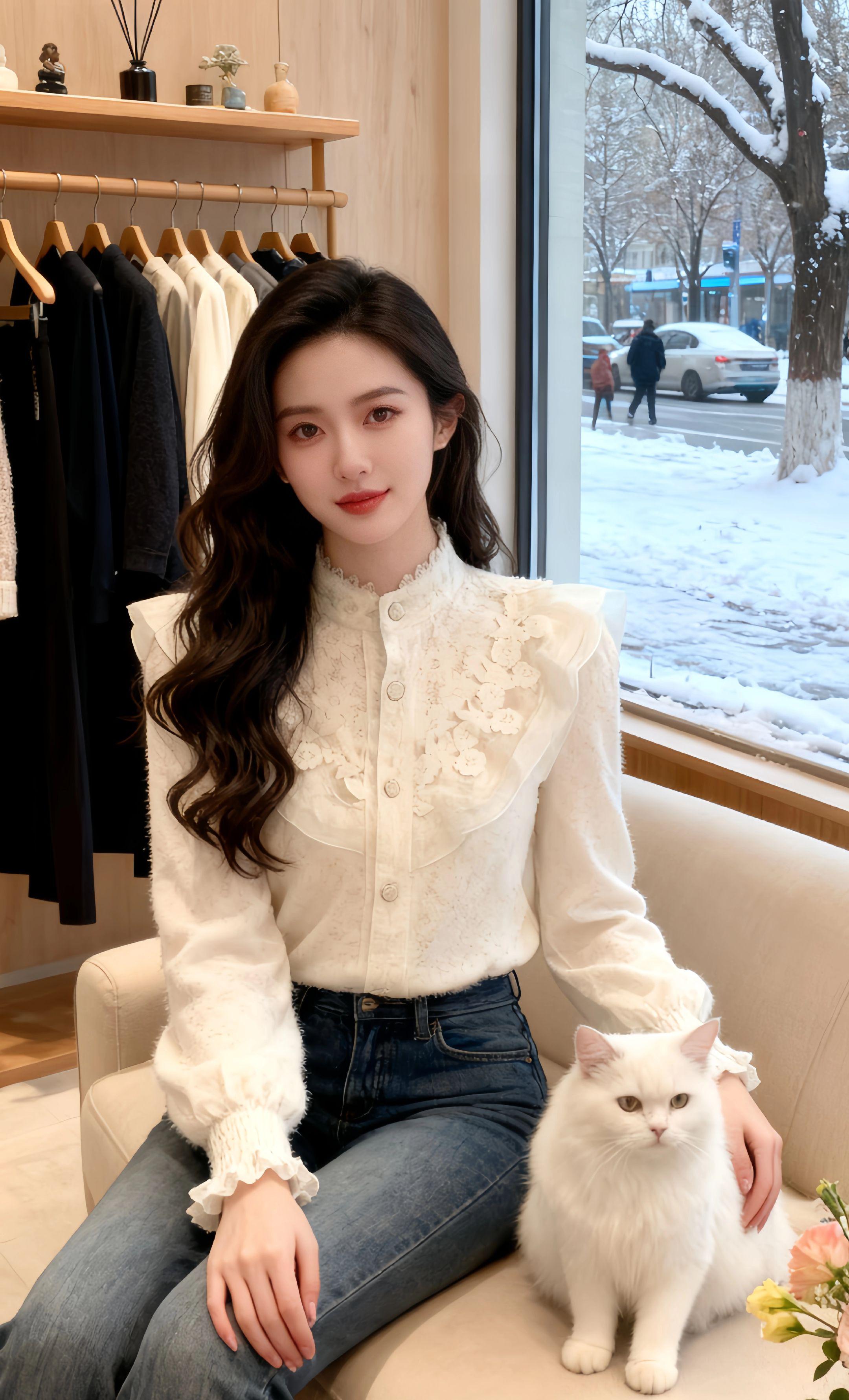 #蕾丝打底衫 #这也太好看了 #许妍同款套装试穿#秋冬叠穿怎么穿出效果 #衬衫 @抖加🔥上热门🔥dou+🔥热点宝 宝 @抖音Dou+上热门