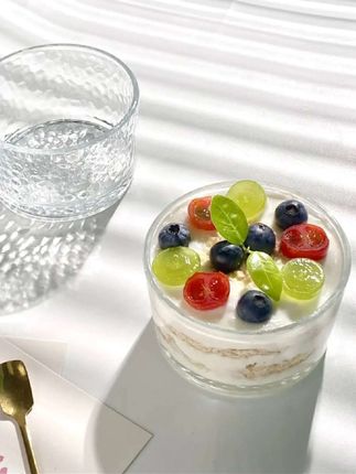 小吃碟玻璃锤纹碗分隔零食小吃盘子家用甜品#玻璃碗 点心盘#分格盘#玻璃杯 #精致 #居家好物