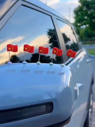 国庆节快到了,给你的爱车安排一个这样的红旗摆件,它会随着车子的行驶,在风中轻轻摇摆。#汽车摆件#好物推荐