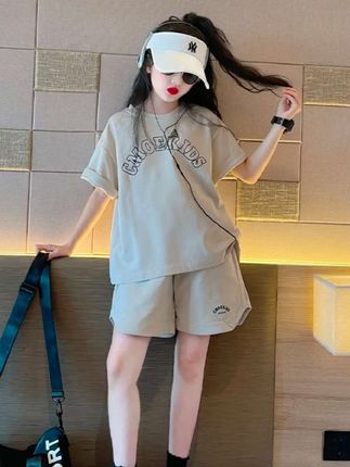#夏季穿搭 #潮酷穿搭 #酷女孩穿搭 #休闲套装#童装