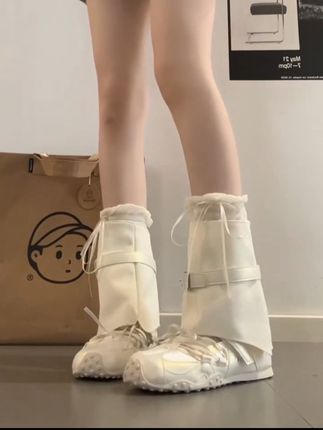 一鞋两穿 可短靴可单鞋真的太可了#穿搭ootd #短靴 #德训鞋