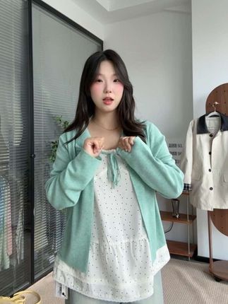 这个配色真的很适合秋天~ #韩系穿搭 #显瘦#微胖女生