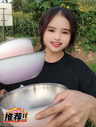 #不锈钢盆#菜盘#渐变色不锈钢盆#盆子#自用好物分享