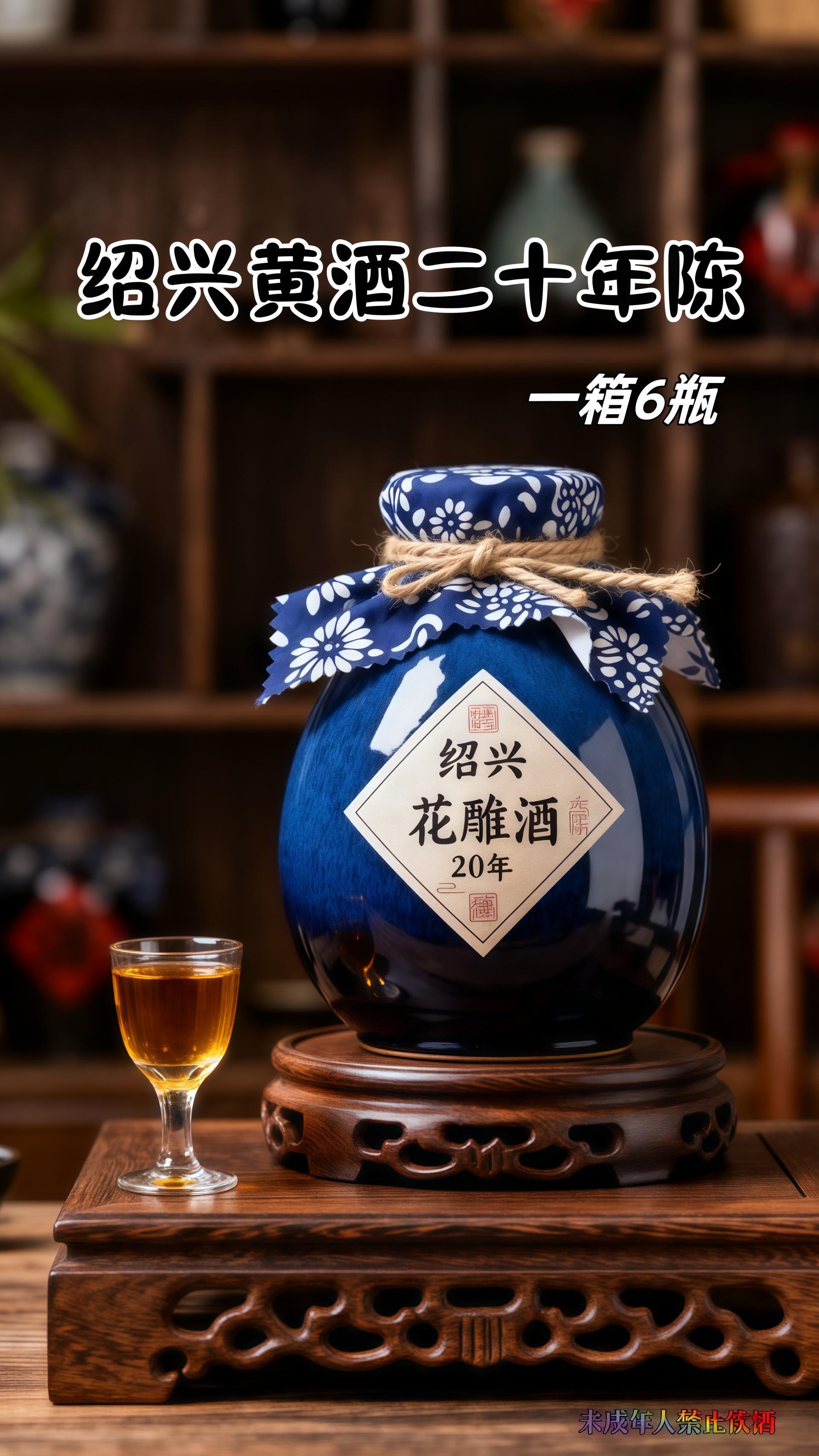 绍兴二十年陈花雕酒。#黄酒 #绍兴黄酒 #花雕酒 #酒蒙子的日常 #深夜的酒