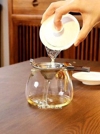 高端不锈钢#茶漏 新型茶滤网茶叶过滤网创意茶隔漏斗茶水分离#滤水器 #茶具好物推荐高端茶器