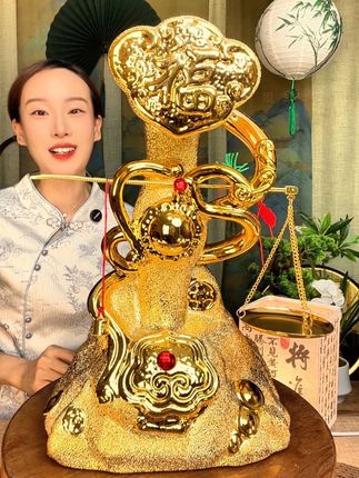寓意就是称心如意!无论收藏摆柜还是走亲访友,拿出去都是相当有讲究的!#杏花村酒 #景德镇陶瓷 #白酒推荐 #白酒 #中秋送礼佳品