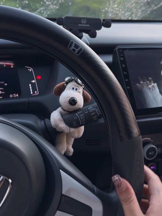 是谁还没有一只这么可爱的小熊车搭子~#汽车小摆件#汽车装饰  #怀挡装饰#女生的车