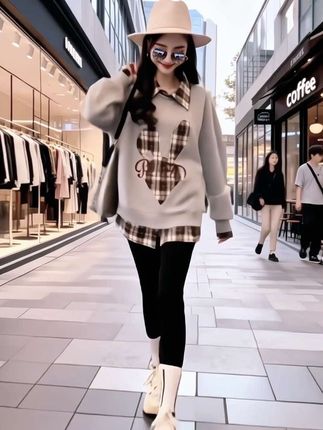 #加绒卫衣 #卫衣穿搭 #入秋穿搭 #减龄穿搭 #休闲减龄穿搭