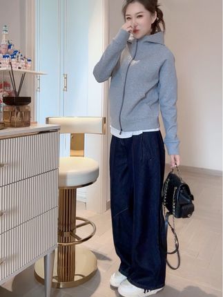 显高显瘦显比例咋 #卫衣 #卫衣穿搭 #拉链外套