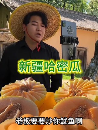 #新疆哈密瓜清爽这一夏 #哈密瓜 #全进华 #应季水果 #强烈推荐