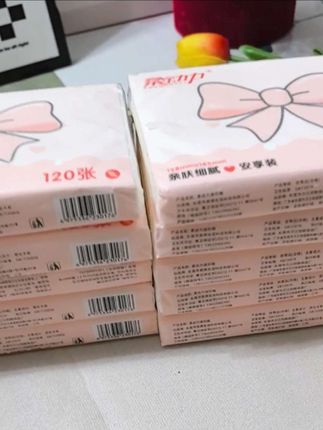可爱透气便携式保湿纸巾纸,随身装加厚婴幼儿#抽纸#保湿纸巾#婴儿纸巾#婴儿干湿两用纸巾 #好物推荐🔥