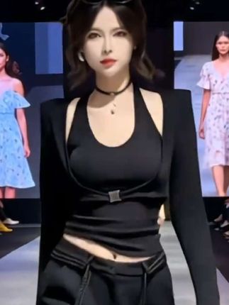 韩系纯欲风假两件长袖T恤#秋季日常实用穿搭思路分享#秋冬都市硬核穿搭#秋冬穿搭新鲜感在线#预制国庆出游穿搭#ootd穿搭 #秋冬穿搭新鲜感在线