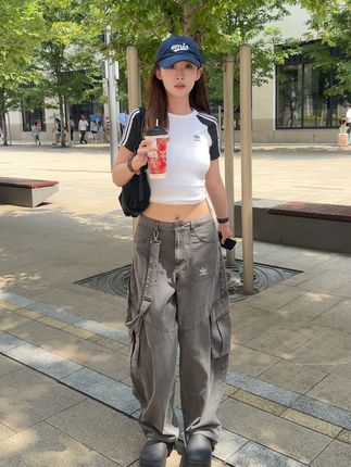 #外滩adidas233 #小个子穿搭 #显瘦 #ootd #简单大方时尚款