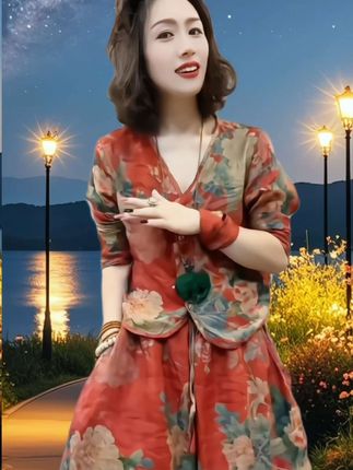#女装 #夏季新款 #休闲减龄穿搭 #谁穿谁好看不分年龄段 @DOU+小助手