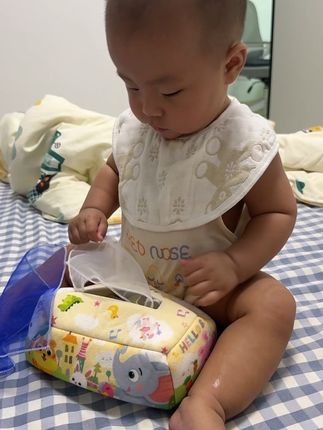 抽纸的快乐谁懂呀 真的好培养专注力