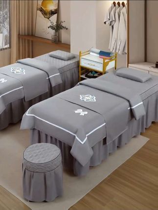 #欧式美容院床罩四件套#按摩理疗推拿床罩单件#床品四件套
