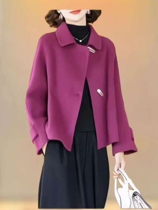 #韩版外套#休闲外套#双面绒#秋冬穿搭 #面料柔软舒适