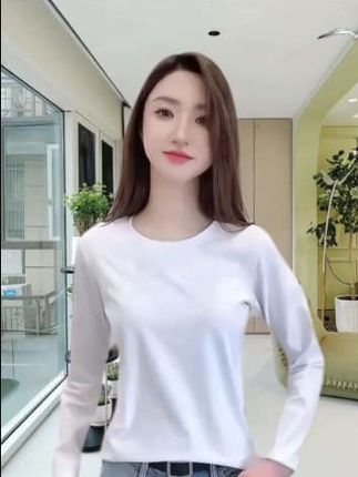 纯色打底衫,宽松显瘦又减龄#内搭外穿都好看