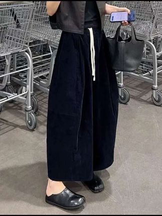 #穿出高级感 #八分裤 #灯芯绒裤 #八分阔腿裤