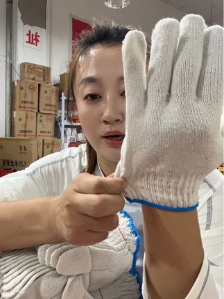 #劳保手套 #棉线手套