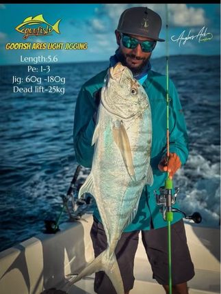 Goofish格菲士小清新系列之40-150克轻型快抽铁板竿#海钓船钓 #海钓 #钓鱼装备 #抽铁板 #goofish格菲士