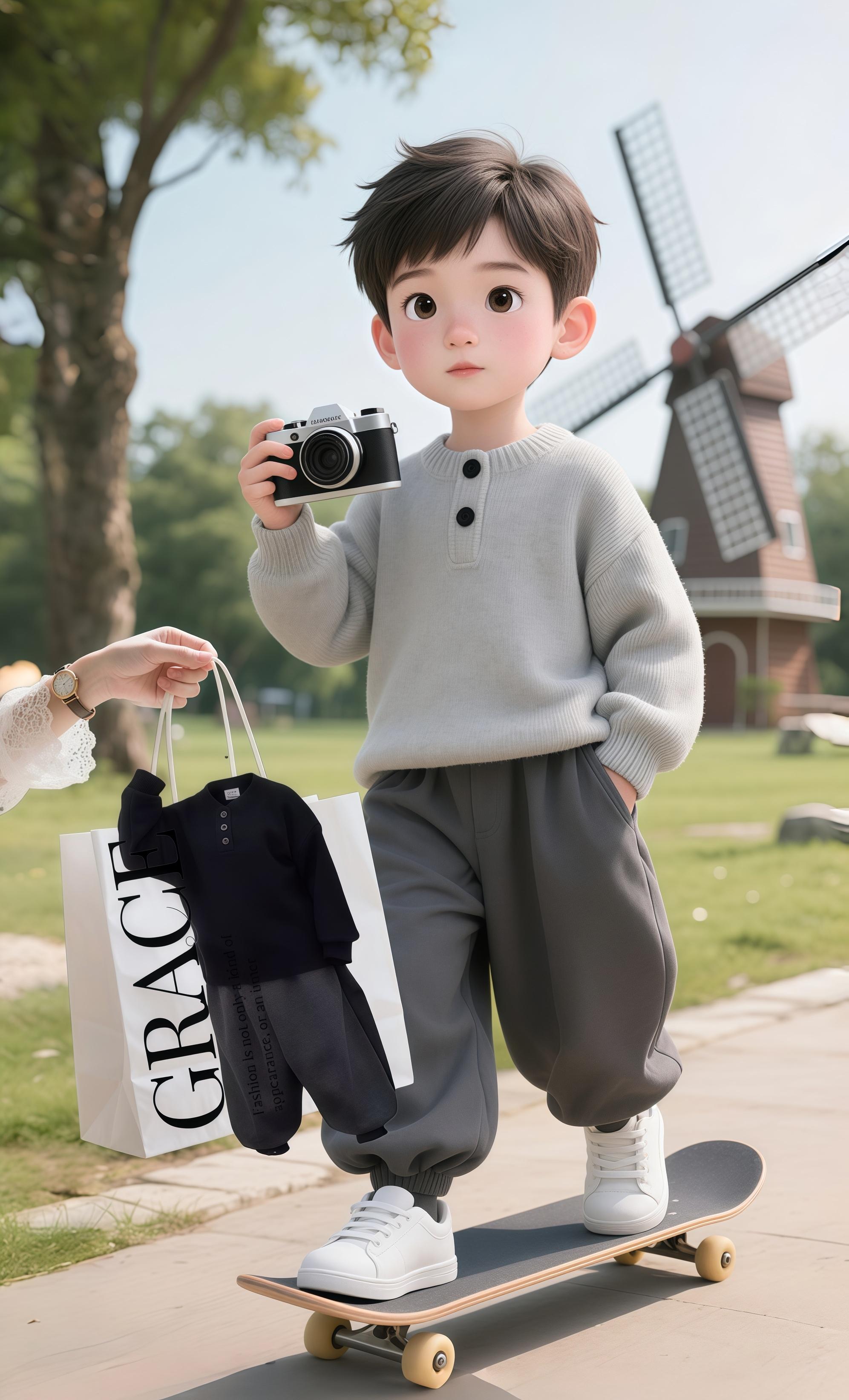 儿童森系毛衣套装。#轻松解锁秋季穿搭#随机穿搭挑战#穿搭如呼吸般简单#高品质童装#国庆穿搭这就开始预备了@抖加🔥上热门🔥dou+🔥热点宝
