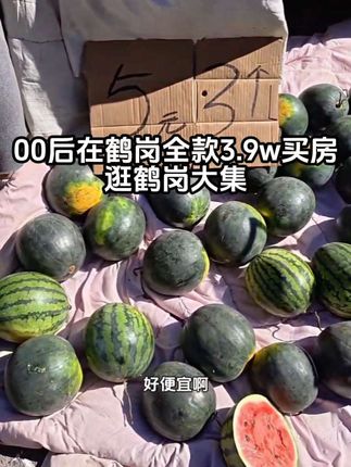 去逛鹤岗的兴安台大集啦,西瓜5元3个好便宜!#鹤岗#记录真实生活 #大集#vlog日常 #日常分享