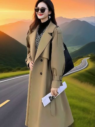 “救命!这件长风衣也太显气场了吧!穿上直接从街人变御姐,秋日出游穿它回头率爆棚~#早秋高智感职场穿搭#早秋冷冽又随性的气质穿搭#说好的随便穿穿去看秀#流光机能风穿搭太有生命力了#团播都在琥珀流光摇