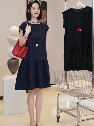 h型身材,夏天这样穿好看又通勤#时尚减龄穿搭 #夏日穿搭 #显瘦连衣裙