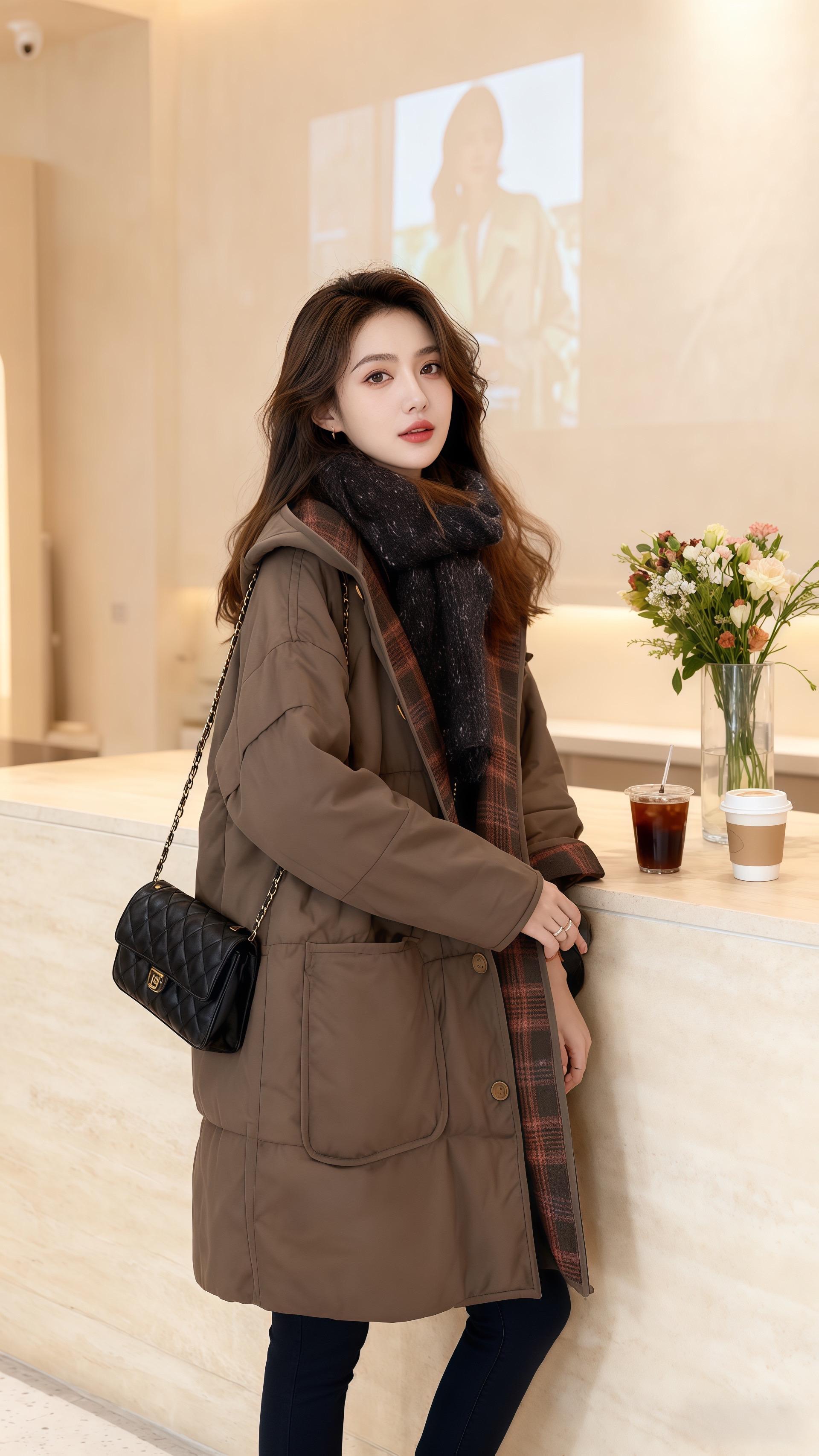 #细节满满的秋冬设计感穿搭 #厚外套给的安全感 #冬日暖系流光要温度有风度 #秋冬穿搭实用主义 #外套穿搭