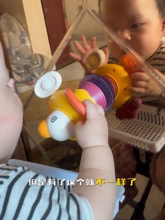 宝宝最喜欢的玩具#转转乐#玩具 #婴幼儿玩具 #四宝麻麻双胞胎