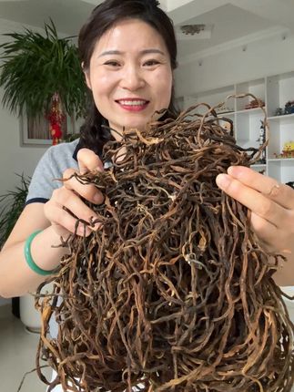 干豆角炖鸡,炖肉都好吃 #干豆角