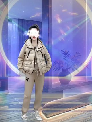 2025秋冬加绒加厚新款马甲卫衣套装女宽松大码气质遮肉简约三件套#时尚穿搭#洋气上档次 #美出高级感 #谁穿谁好看 #穿出自己的风格
