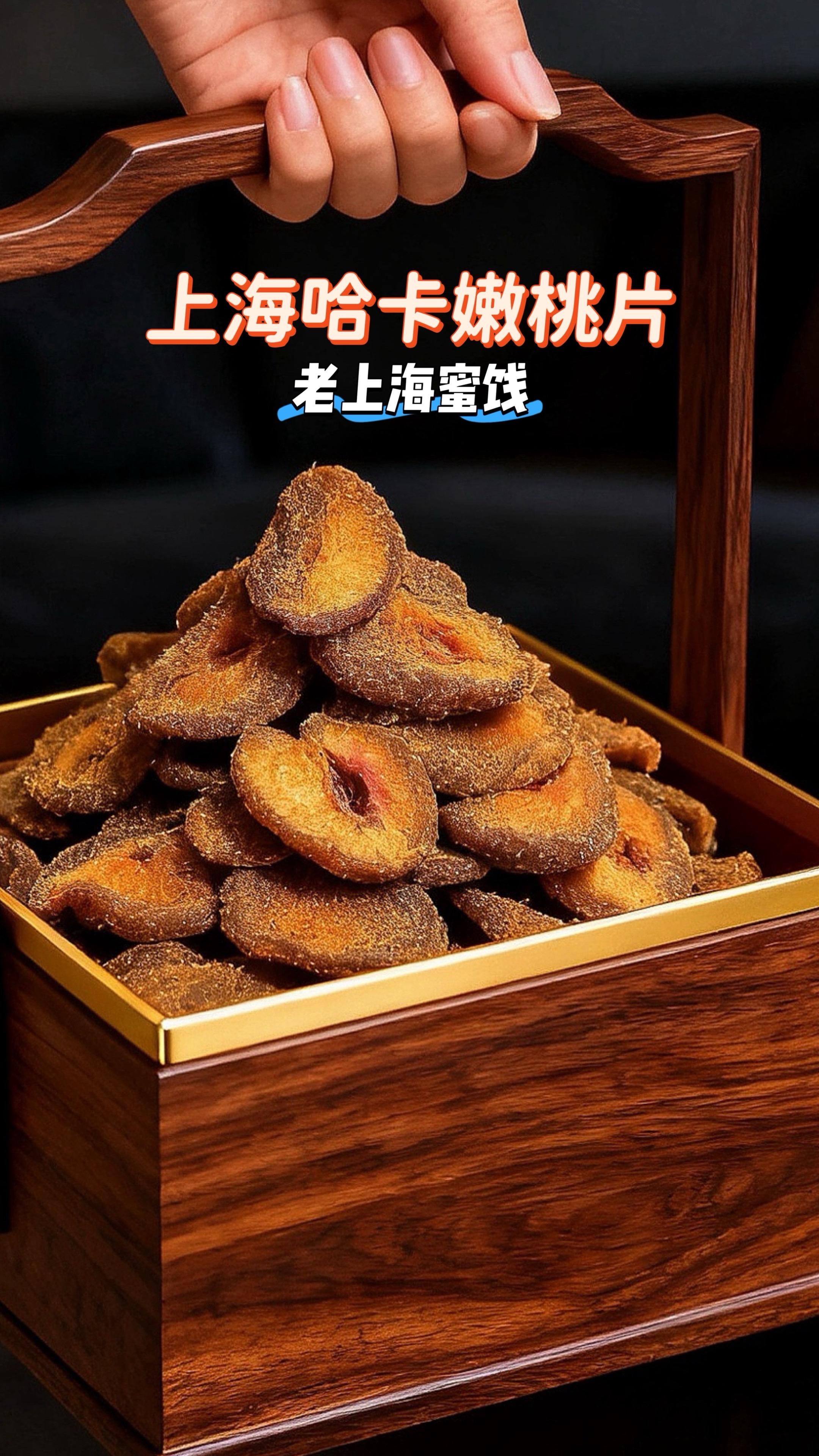 家人们,上海哈卡嫩桃片来啦!没尝过的一定要试试 —— 还是那口藏着童年暖意的味道。口感好特别,酥香裹着脆感,甜意轻浅得刚好,慢嚼间满是醇香,余味绕着舌尖散不去,实在太好吃了。嘴馋时、办公间隙、下午茶时光,拈两颗放进嘴里;或是泡进温水,甜香慢慢漫开,每一口都是小确幸。#蜜饯 #家乡特产好吃的 #休闲零食推荐 #上海美食 #好吃到停不下来