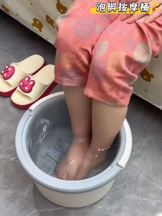 保温按摩#泡脚桶 养生泡脚桶过小腿洗脚盆家用宿舍泡脚盆儿童#足浴桶#加深泡脚桶#足浴桶#泡脚的好处