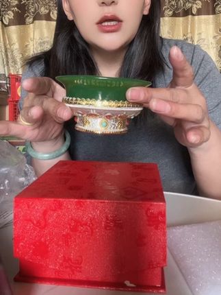 八宝吉祥茶碗 八宝吉祥茶碗#好物分享视频同款 #自用好物分享 #好东西一起分享
