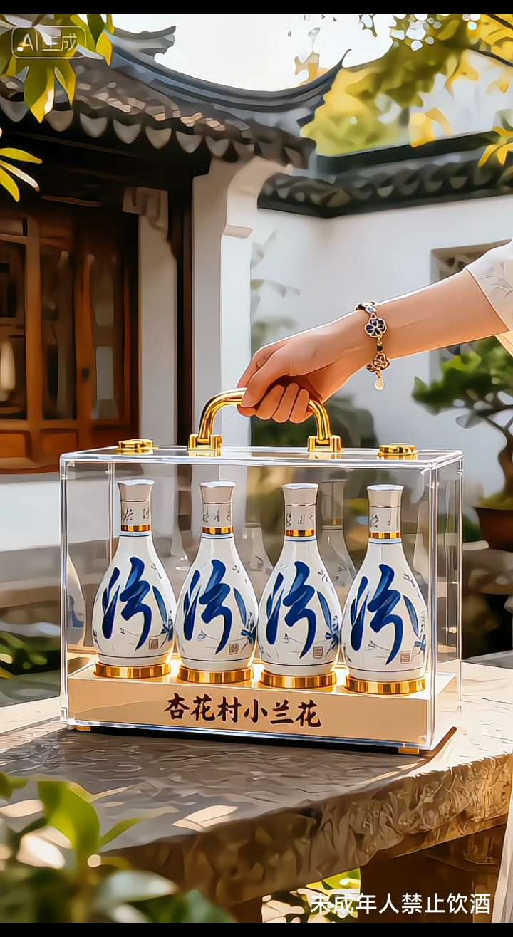 39.9到手一箱4瓶,每瓶500ml.#汾酒#杏花村 #白酒 #好喝不贵  #强烈推荐