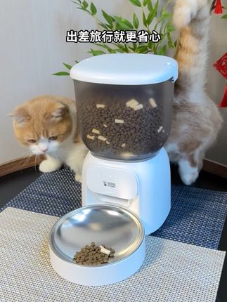 假期出行前买这一台喂食器就够了!性价比高功能齐全,养宠人的出行必备神器~#自动喂食器 #养猫新手 #智能喂食器 #萌宠好物 #自动投食机