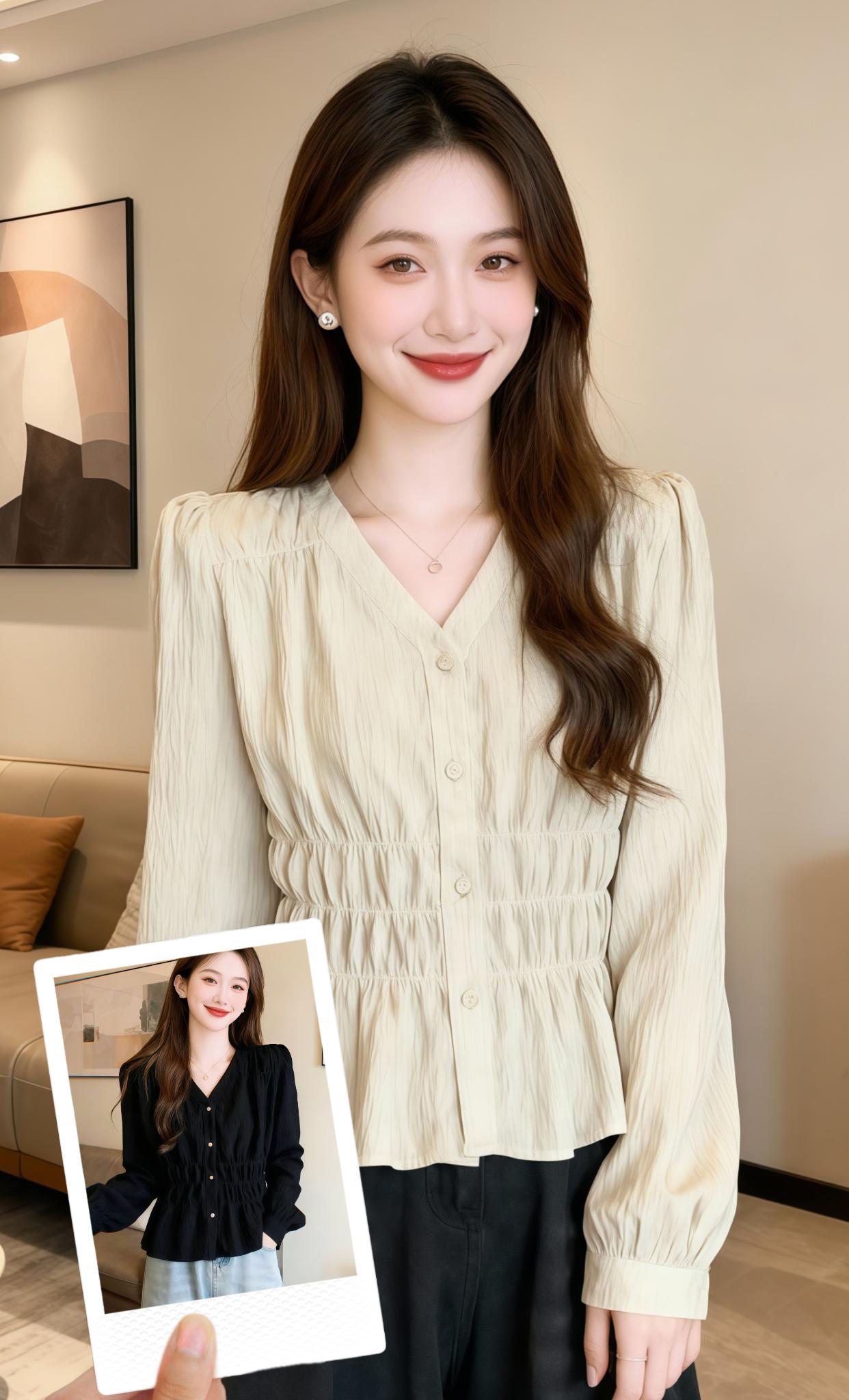 #高级感衬衫 #显瘦穿搭 #通勤搭配 #大码女装#谁穿谁好看