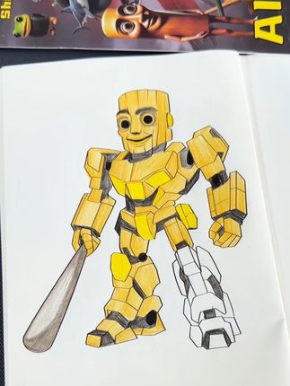 外国山海经描摹本有点意思,能描摹#锻炼控笔 还能涂颜色,孩子爱不释手假期描一描培养#专注力 #儿童画画#儿童礼物#ai山海经