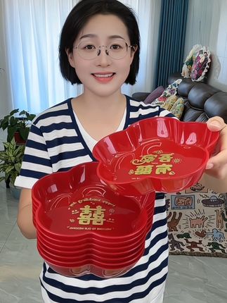 #婚庆用品 #喜宴用品#喜庆用品 #红色果盘 #好物推荐🔥