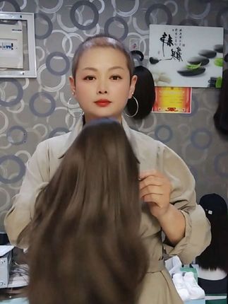 我长得很普通,但是假发戴上不一样了#假发 #发型