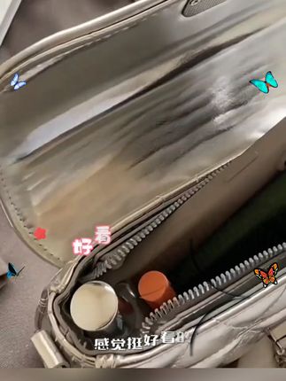 包包女2025新款超火上班通勤银色百搭精致小包小众链条斜跨包包女#包包推荐 #百搭包包 #小众设计感 #斜挎包