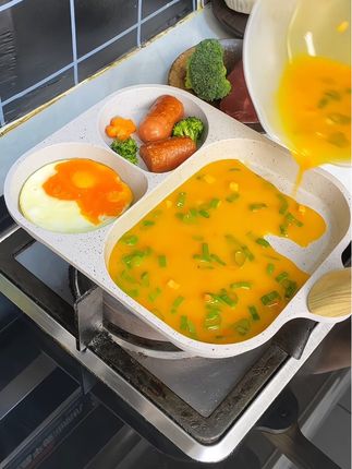 #三合一早餐锅 #麦饭石不粘锅 #平底锅 #煎蛋锅 #厨房好物