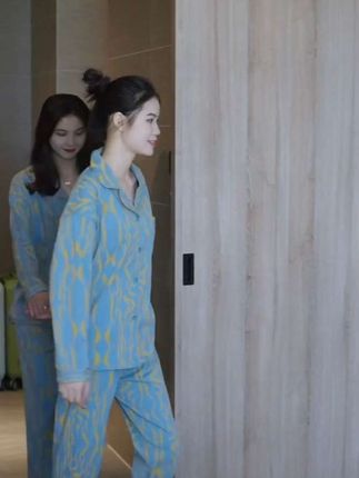 芬腾可安纯棉睡衣春秋夏季长袖宽松新款翻领可外穿套装家居服#面料柔软舒适 #轻薄透气 #不挑年龄不挑身材