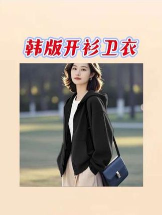 #时尚气质穿搭 纯色#开衫卫衣 #春秋穿搭 #时尚休闲穿搭 #减龄气质