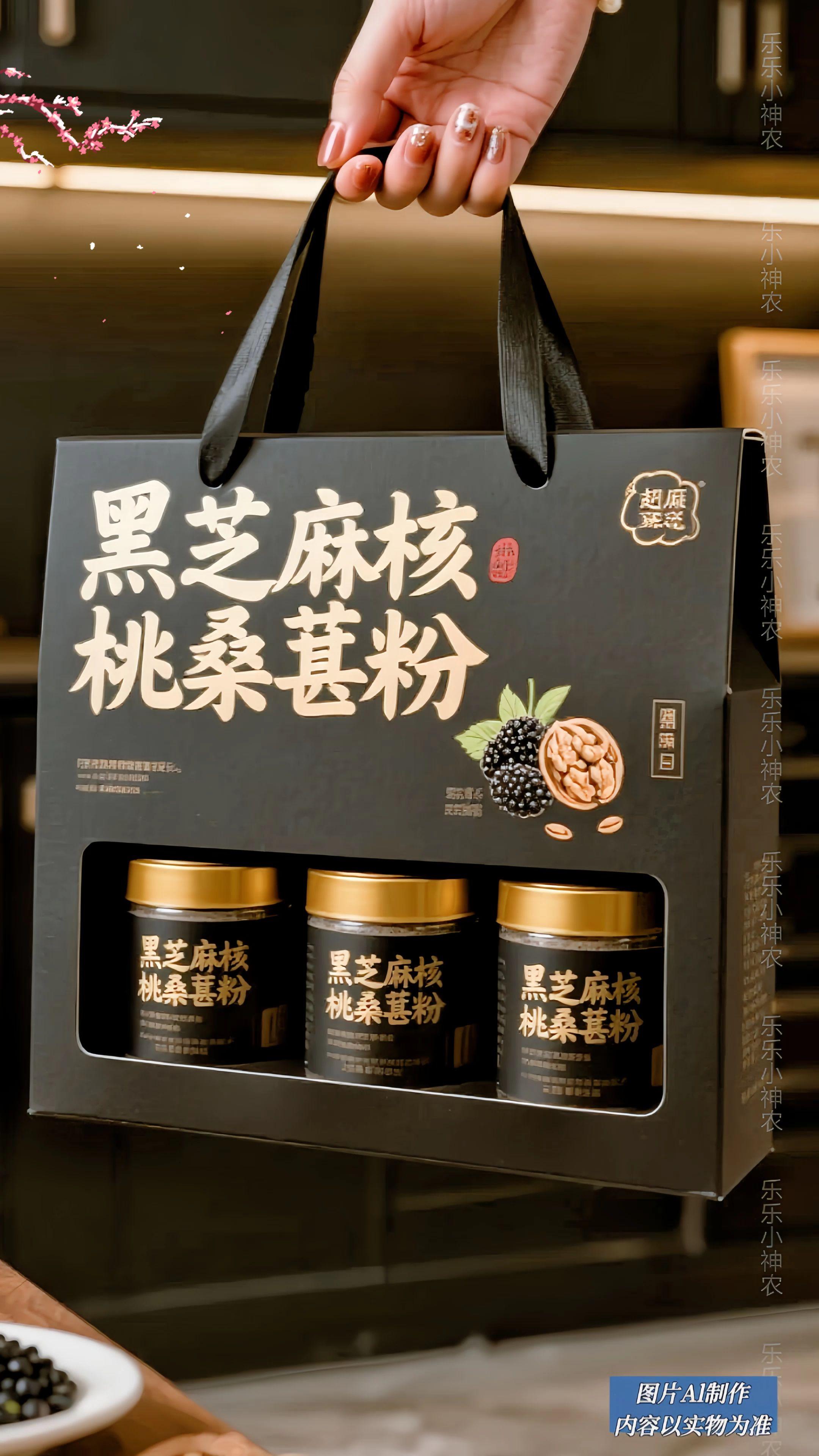 蛮小柒黑芝麻核桃黑豆桑葚粉500克/罐。这款黑芝麻核桃桑葚粉,严选原料,颗颗黑芝麻油亮,粒粒核桃饱满,颗颗桑葚鲜美。经精细研磨,粉质细腻似雪。热水冲泡,香气扑鼻,黑芝麻的醇厚、核桃的香脆、桑葚的清甜交织融合。轻抿一口,多重美味在舌尖碰撞,畅享纯粹自然滋味。#五谷杂粮 #营养丰富 #营养美味 #黑芝麻核桃桑葚粉